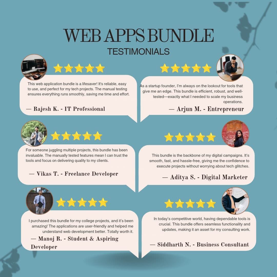 1500+ Web Applications