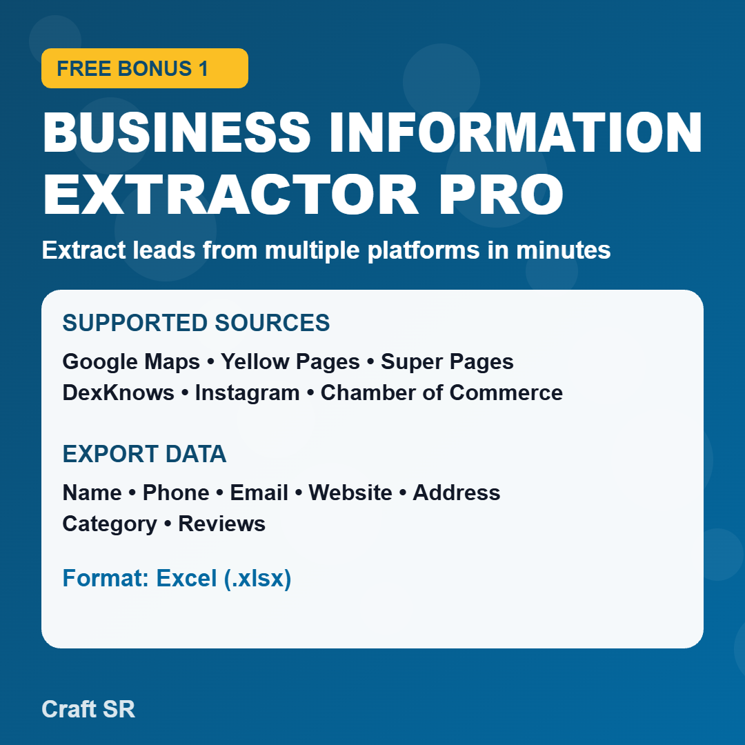 Business Information Extractor Pro